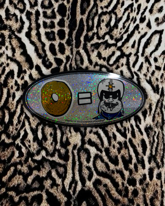 “🍩🟰🚔 Donut = cop” Deadstock Sticker