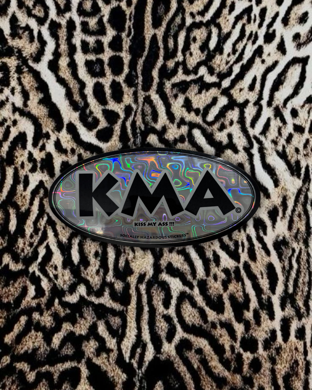 “KMA Kiss My Ass” Deadstock Sticker