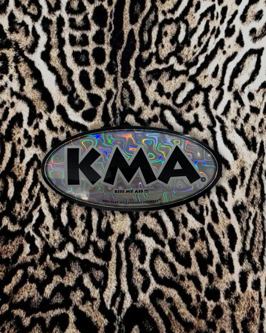 “KMA Kiss My Ass” Deadstock Sticker